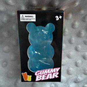 VIRAL GUMMY BEAR SQUISHY FIDGET TOY - BLUE - BRAND NEW